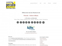 percutio-musikschule.de Webseite Vorschau