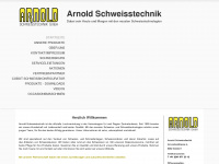arnold-schweisstechnik.ch Webseite Vorschau