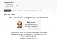 marioherold.com Webseite Vorschau
