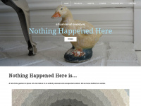 nothinghappenedhere.org Webseite Vorschau
