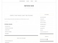 minisushi.fr Webseite Vorschau