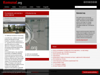 komunal.org Webseite Vorschau
