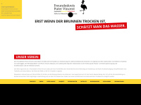 freundeskreis-pater-vincent.de Webseite Vorschau