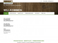 lignapool.ch Webseite Vorschau