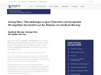 hauruck.at Webseite Vorschau