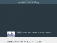 yachthafen-scheunhornweg.de Webseite Vorschau