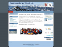 skiklub-nb.de Webseite Vorschau