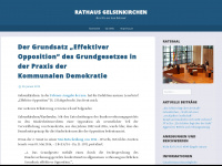 rathausgelsenkirchen.wordpress.com Webseite Vorschau
