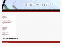 endeavourpress.de Webseite Vorschau