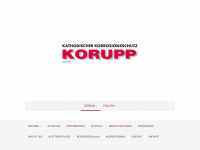 korupp-kks.com Webseite Vorschau