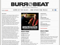 burrobeat.com Webseite Vorschau