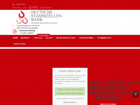 deutsche-stammzellenbank.de Webseite Vorschau