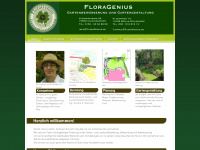 floragenius.de Webseite Vorschau