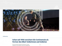 continentale-soldatenversicherung.de Webseite Vorschau