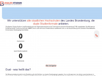 duales-studium-brandenburg.de Webseite Vorschau