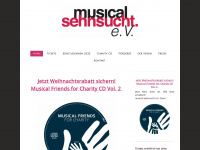 benefiz-musical-gala.de Webseite Vorschau