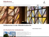 nikodemuskirche-muenchen.de Webseite Vorschau