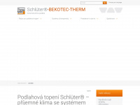 bekotec-therm.cz Webseite Vorschau