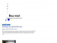 bau-was.de Webseite Vorschau