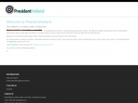 presidentholland.com Webseite Vorschau