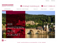 weidenhammer-gruppe-heidelberg.de Webseite Vorschau