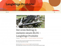 langlebigeprodukte.wordpress.com Webseite Vorschau