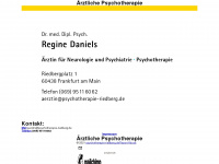 psychotherapie-riedberg.de Webseite Vorschau