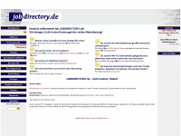 job-directory.de Webseite Vorschau