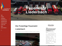 feuerwehr-liederbach.de Webseite Vorschau