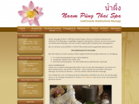 naampung-thaispa.at Webseite Vorschau
