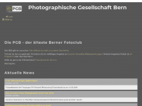pgbern.ch Webseite Vorschau