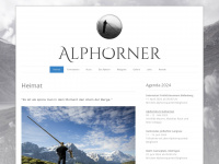 alphorner.ch Webseite Vorschau