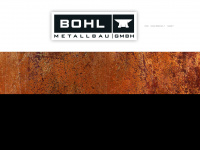 bohl-metall.de Webseite Vorschau