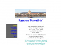 blaue-adria-grossostheim.de Webseite Vorschau