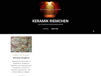keramik-riemchen.de Webseite Vorschau