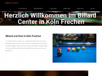billardcenter-lucky8.de Webseite Vorschau