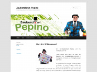 zauberclown-pepino.at Webseite Vorschau