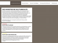 hussitische-kulturroute.com Webseite Vorschau