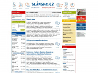 slansko.cz Webseite Vorschau