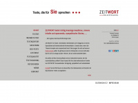 zeitwort-texte.de Webseite Vorschau
