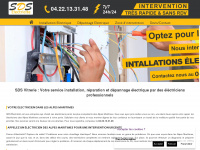 sds-electricite.fr Webseite Vorschau