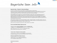 bayerische-seen.de