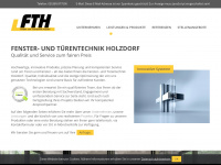 fth-holzdorf.de Webseite Vorschau