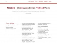 meprion.de Webseite Vorschau