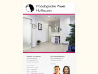 podologie-holthausen.de Webseite Vorschau