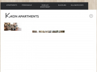 kokon-apartments.de Webseite Vorschau