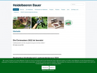 heidelbeeren-bauer.at Webseite Vorschau