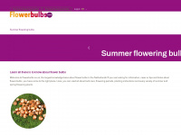 flowerbulbs.co.uk Webseite Vorschau