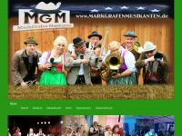 markgrafenmusikanten.de Webseite Vorschau