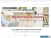 recruiting-akademie.de Webseite Vorschau